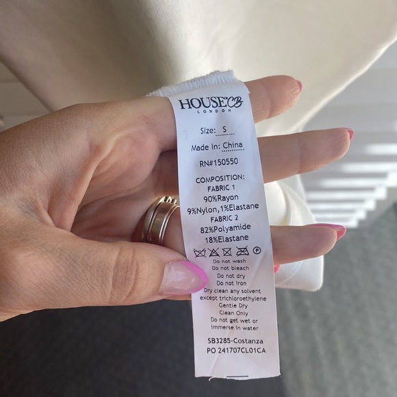 House Of CB, 'Conastanza' White Bandage Maxi Dress, Size S **FIRM PRICE** - Picture 9 of 12